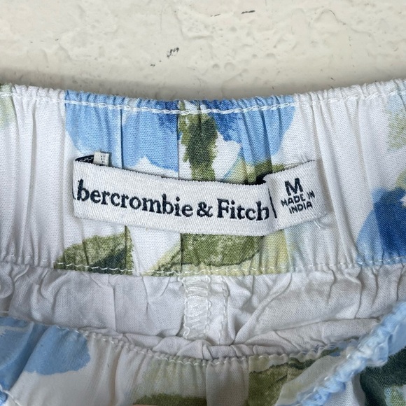 Abercrombie & Fitch Floral Cotton Poplin Midi Skirt Size Medium - Picture 4 of 6